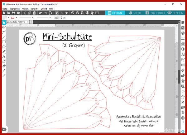 bunter Notizzettel-Block, eine kleine Schere und Klebstoff