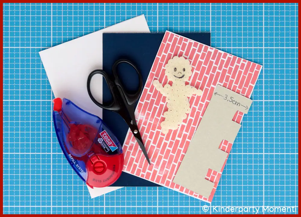 Material für DIY Gespenster Einladung zu Halloween & Gespensterpartys